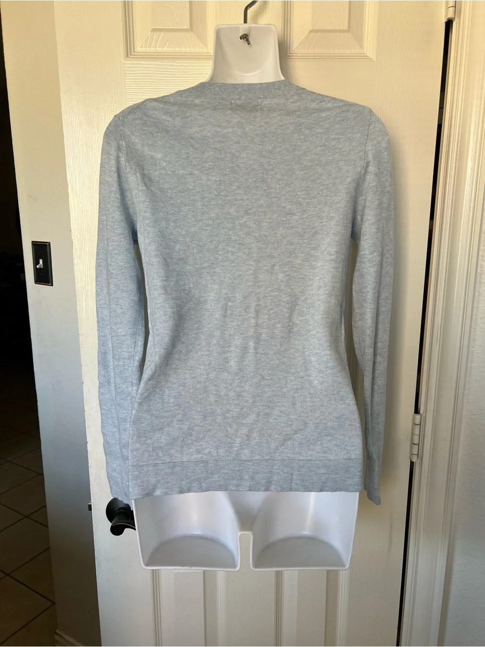 NWT J.Crew Teddie Long-Sleeve Top - Light Blue XS